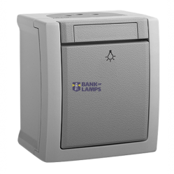 Pacific Grey (Quick Connection) Light Switch