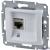 Sedna - single data outlet - RJ45 cat.5e UTP without frame white