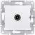 Sedna - TV connector - 1dB without frame white