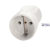Accessories White Female Plug - Earthed