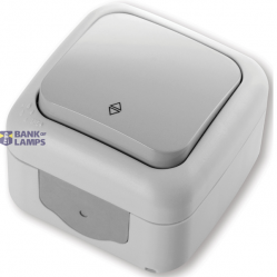 Palmiye Grey (Quick Connection) Two Way Switch