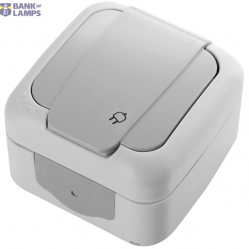 Palmiye Grey (Quick Connection) Child Protected Earthed Socket