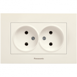 Karre Plus Beige Two Gang Socket