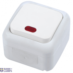 Palmiye White (Quick Connection) Illuminated Switch