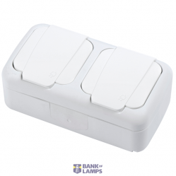 Palmiye White Earth Socket + Earth Soc Hor CP (Quick Connection)