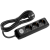 X-tendia Black Three Gang Eart Sock Swit cab CP 3M