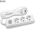 X-tendia White Three Gang Eart Sock Swit cab CP