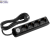 X-tendia Black Four Gang Socket Anah Earth Cable CP 3M