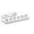X-tendia White Five Gang Soc Switch Earth Cab CP 1,5M