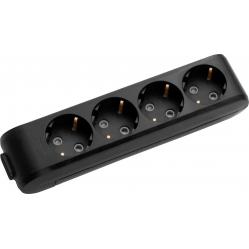 X-tendia Black Four Gang Earth Socket CP