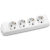 X-tendia White Four Gang Earth Socket CP