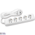 X-tendia White Five Gang Earth Socket with Cable CP 1,5M