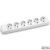 X-tendia White Six Gang Earth Socket CP