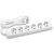 X-tendia White Six Gang Earth Socket with Cable CP 1,5M