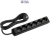 X-tendia Black Six Gang Earth Socket with Cable CP 3M