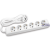 X-tendia White Six Gang Earth Socket with Cable CP 5M