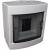 Surface Mounted MCB Box Colorless - General Surface Mounted MCB Box 4 Gang - H F