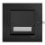 Novella-Trenda Black Illuminated Labeled Buzzer Switch