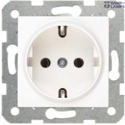 Karre-Meridian White (Quick Connection) Earthed Socket