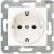 Karre-Meridian White (Quick Connection) Earthed Socket