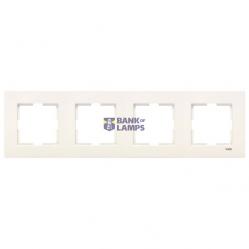 Karre Accessory Beige Four Gang Frame