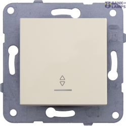Karre-Meridian Beige (Quick Connection) Illuminated Two Way Switch