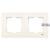 Karre Accessory Beige Two Gang Frame