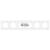 Karre Accessory White Six Gang Frame