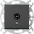 Novella-Trenda Black TV Socket Terminated