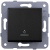 Novella-Trenda Black (Quick Connection) Illuminated Light Switch
