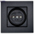 Novella-Trenda Black (Quick Connection) Child Protected Socket