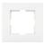 Karre Accessory White One Gang Frame
