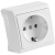 Vera White Earthed Socket