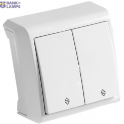 Vera White Two Gang Switch-Two Way Switch