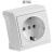 Vera White Earthed Socket (NANU)