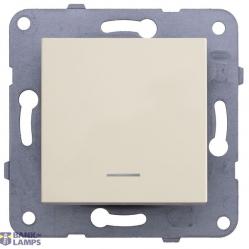 Karre-Meridian Beige (Quick Connection) Illuminated Switch