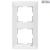 Meridian Accessory White Two Gang Frame