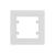 Intens 1P plate - white