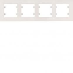 Plaque Intens 4P Yellow. - blanc