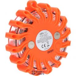 Safety Light - 2W IP67 CR123 - Red