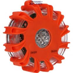 Safety Light - 2W IP67 3x AAA - Red