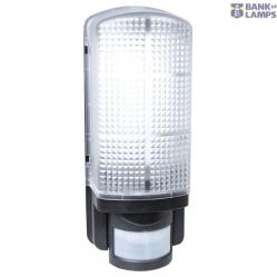 LED Luminaire 6W OUT. PIR IP44 black 2400001 SHADA