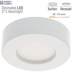 LED PANEL RD 6W 420Lm WW univ.122mm 800250 SHADA