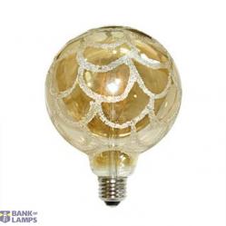 LED Bulb Filament E27 6W Globe G125 gold net Shad