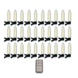 Candle lights - 2400K IP20 3x AAA - X-Mas - 30 Pieces