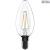LED Filament Bulb - Candle C35 E14 5W 470lm 2700K Clear 320°  - Dimmable