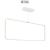 LED quad pendant lamp ↔ 90 cm white