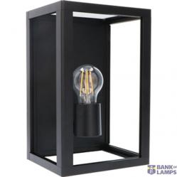 LED outdoor - wall light Den Haag - 1xE27 IP44  - Black
