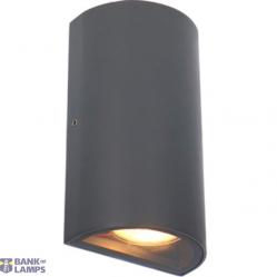 Outdoor Light without Light Source - wall light Fresno - 2xGU10 IP54  - Grey
