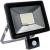 Floodlight - 50W 4500lm 4000K IP44  - Sensor - Black
